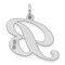 Sterling Silver Large Script Initial Letter B Charm Jewerly 21mm x 24mm